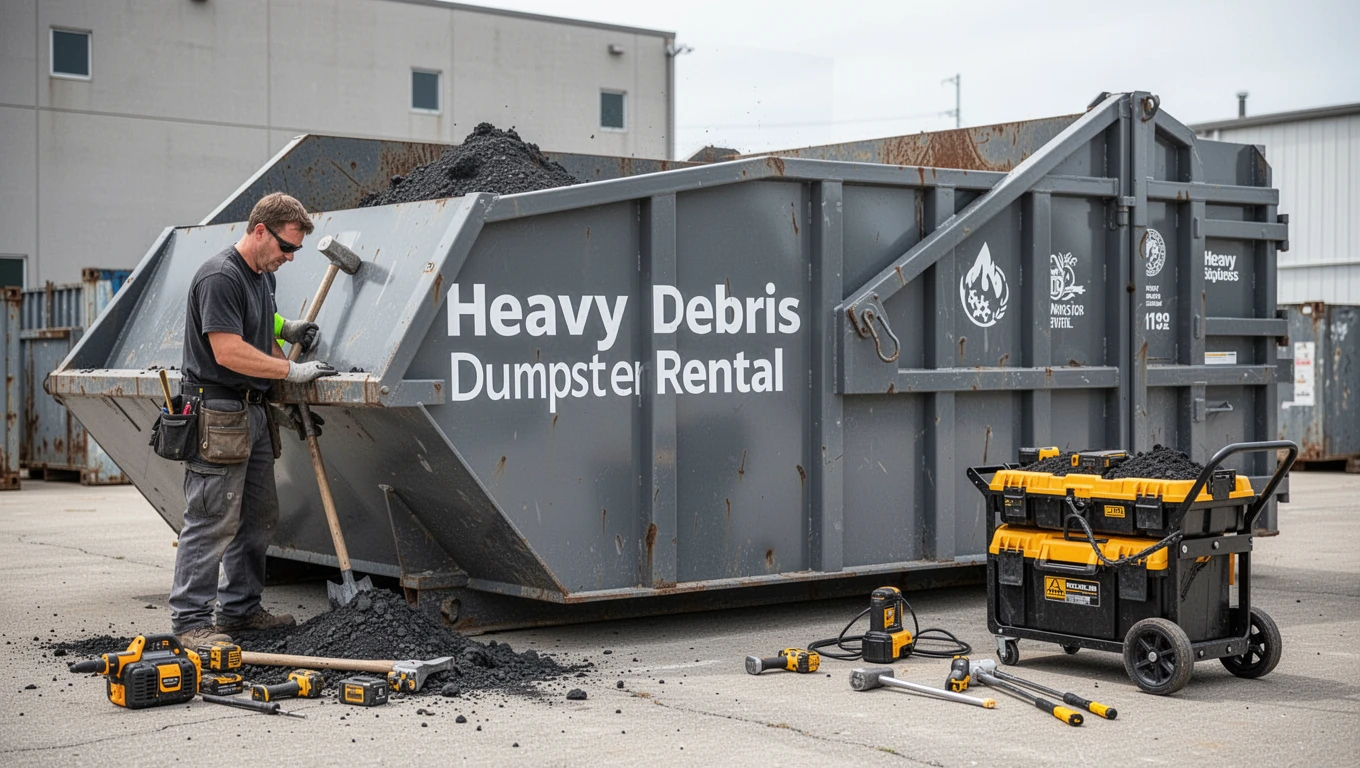 Heavy Debris Dumpster Rental