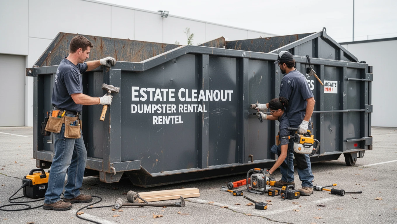 Estate Cleanout Dumpster Rental